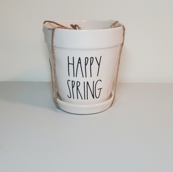 New Rae Dunn Happy Spring Planter